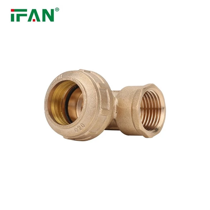 PE Brass Female Elbow